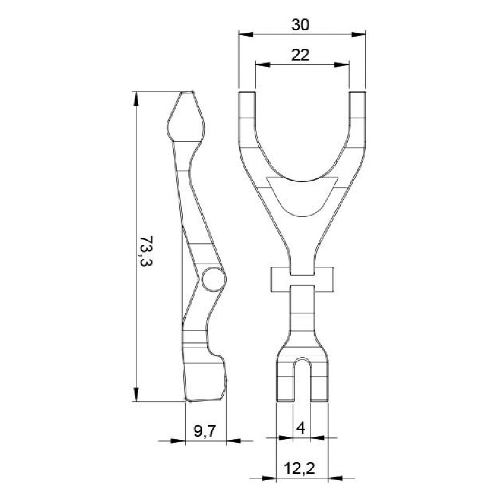 Garfo para Motor de Partida - Unifap - 4.457