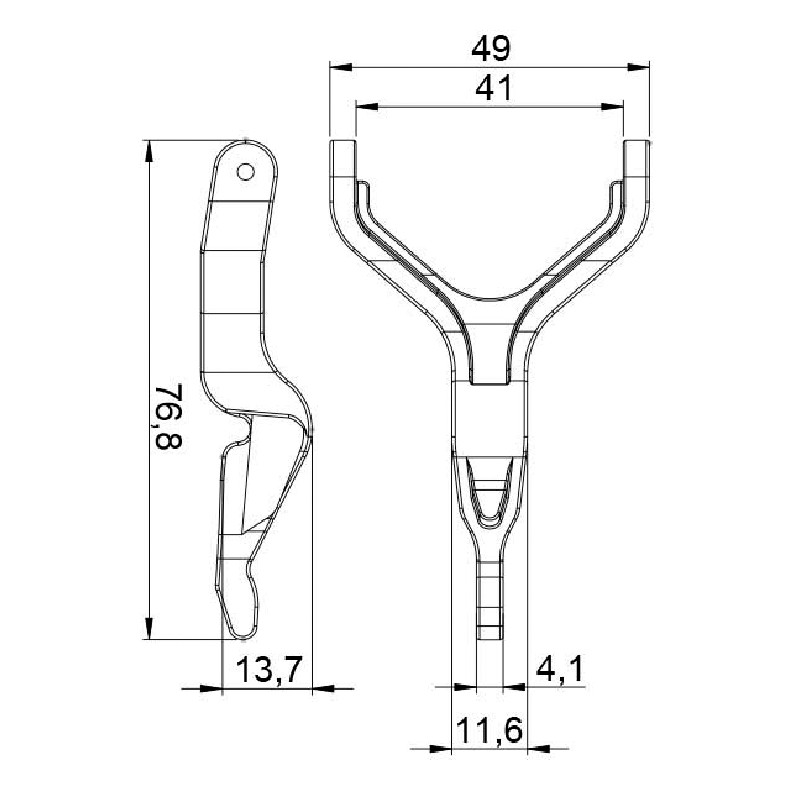 Garfo para Motor de Partida - Unifap - 4.461