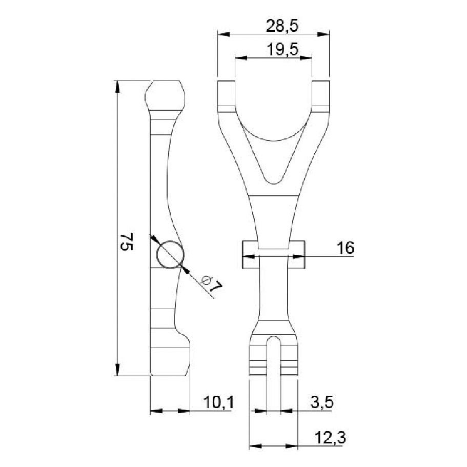 Garfo para Motor de Partida - Unifap - 4.481
