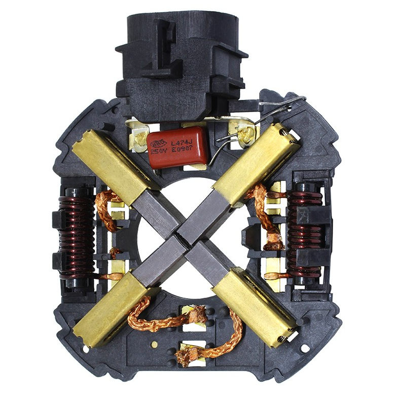 Porta Escovas para Motor de Arrefecimento com 4 Escovas para Chevrolet Meriva e Renault Scenic - Unifap - 6.606/4