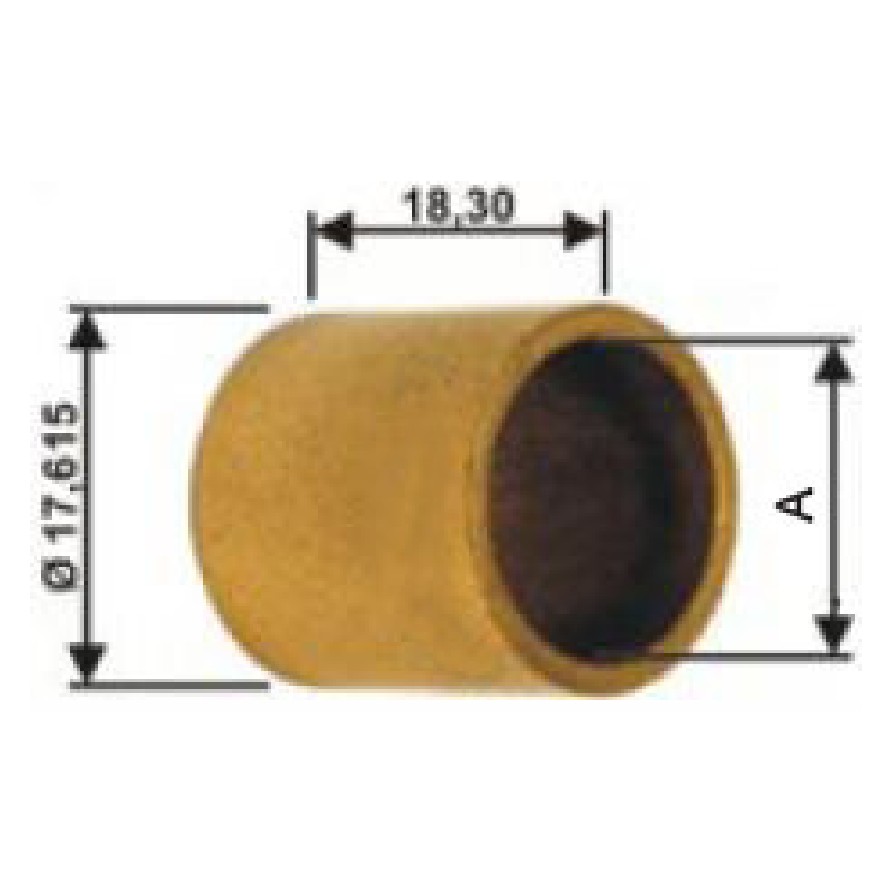 Bucha para Motor de Partida 10 Unidades - Unifap - BC1-0004-02