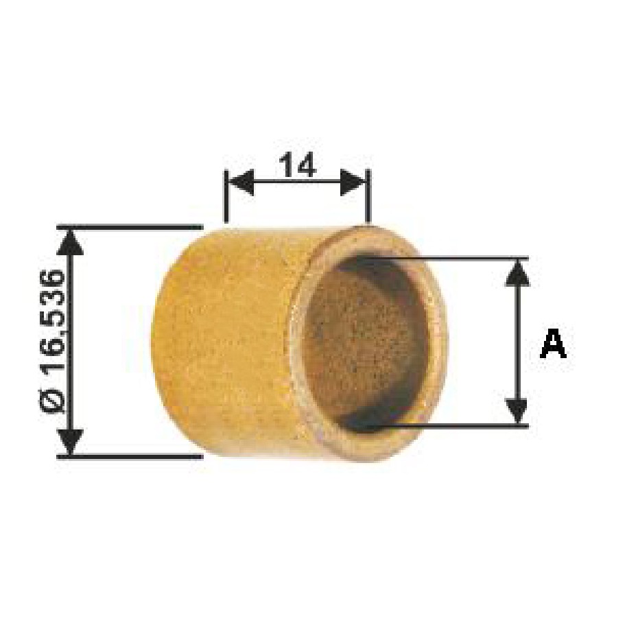 Bucha para Motor de Partida 10 Unidades - Unifap - BC1-0010-02