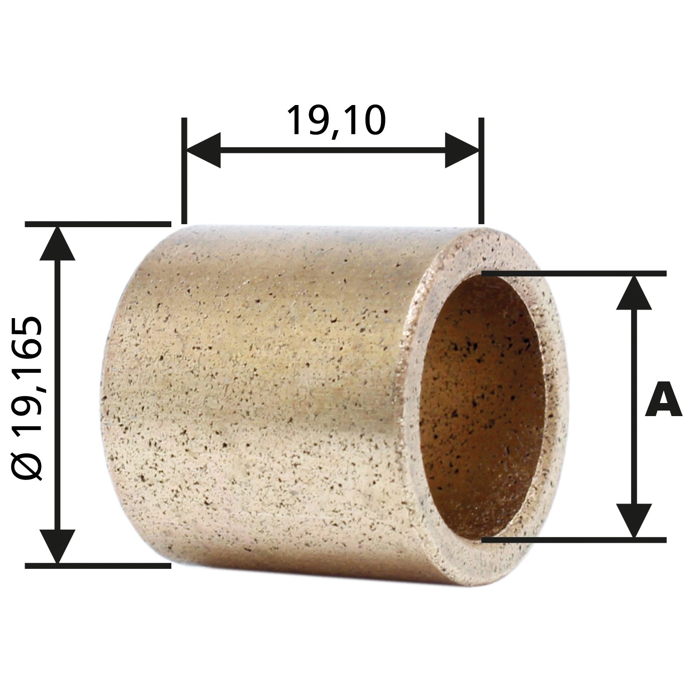 Bucha para Motor de Partida 10 Unidades - Unifap - BC1-0011-02