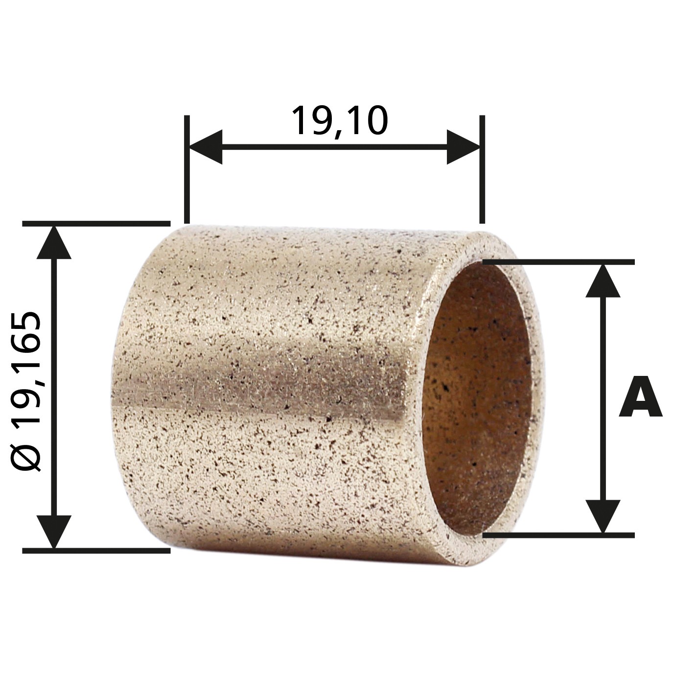 Bucha para Motor de Partida 10 Unidades - Unifap - BC1-0012-03