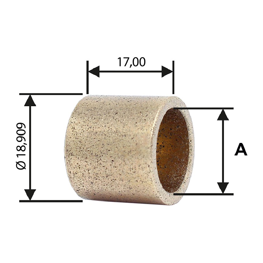 Bucha para Motor de Partida 10 Unidades - Unifap - BC1-0034-02