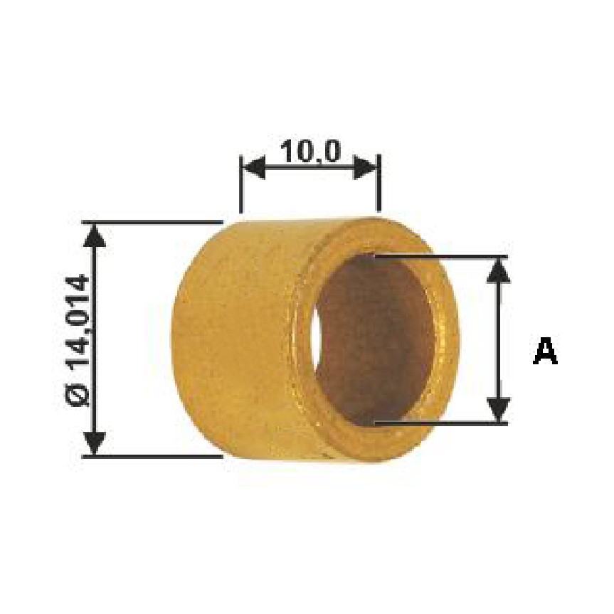 Bucha para Motor de Partida 10 Unidades - Unifap - BC1-0051-02