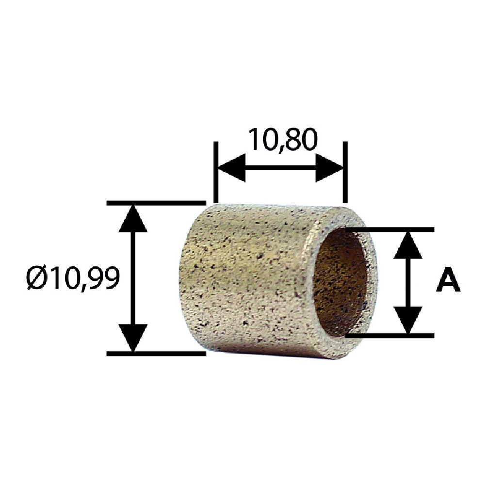 Bucha para Motor de Partida 10 Unidades - Unifap - BC1-0055-00