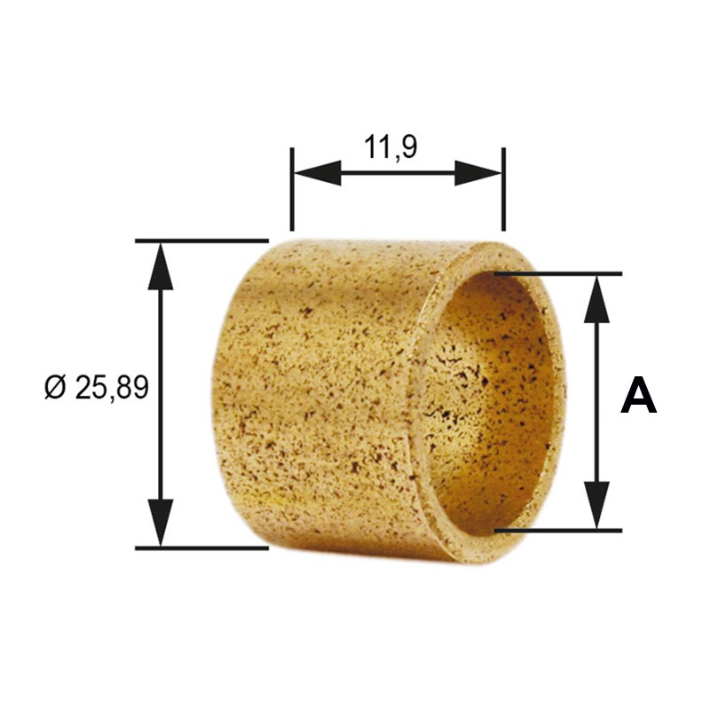 Bucha para Motor de Partida 10 Unidades - Unifap - BC1-0057-02