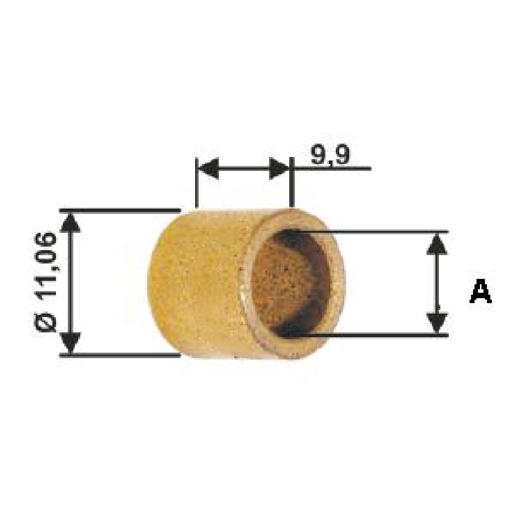 Bucha para Motor de Partida 10 Unidades - Unifap - BC1-0071-00