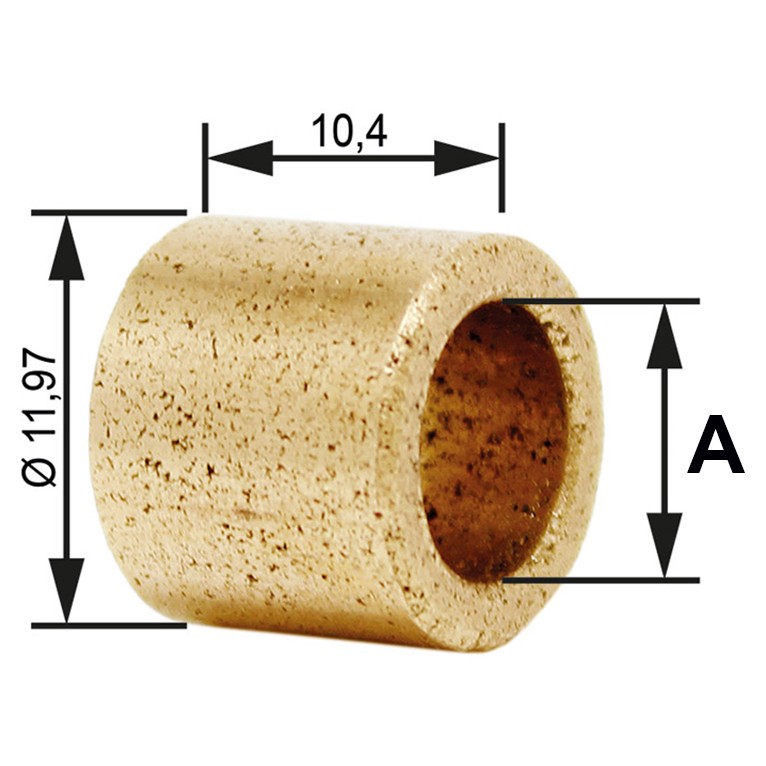 Bucha para Motor de Partida 10 Unidades - Unifap - BC1-0096-00