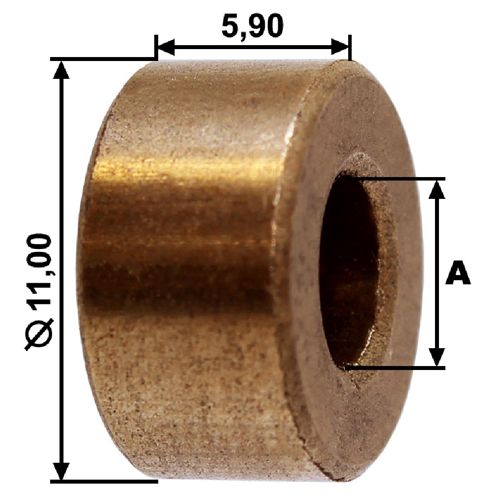 Bucha para Motor de Partida 10 Unidades - Unifap - BC1-0200-00