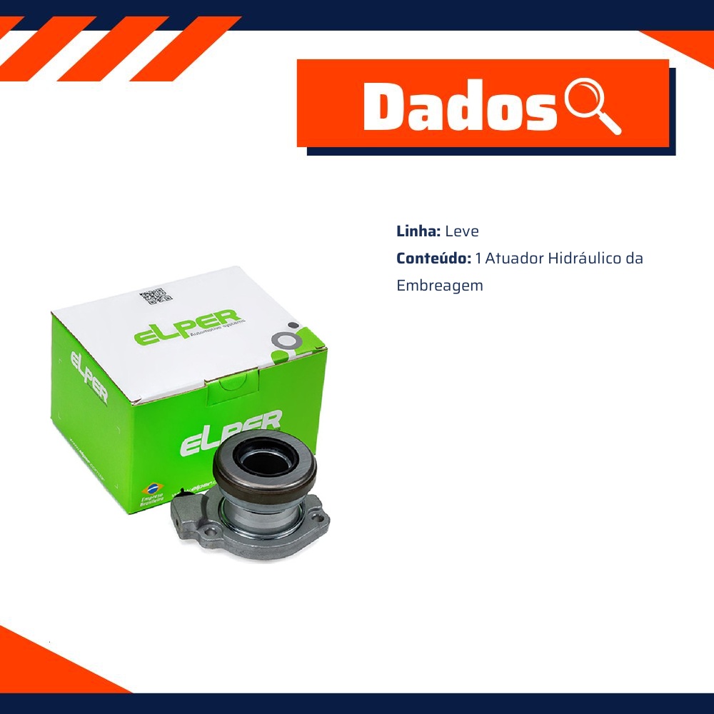 Atuador Hidraúlico da Embreagem - Elper - 30 109