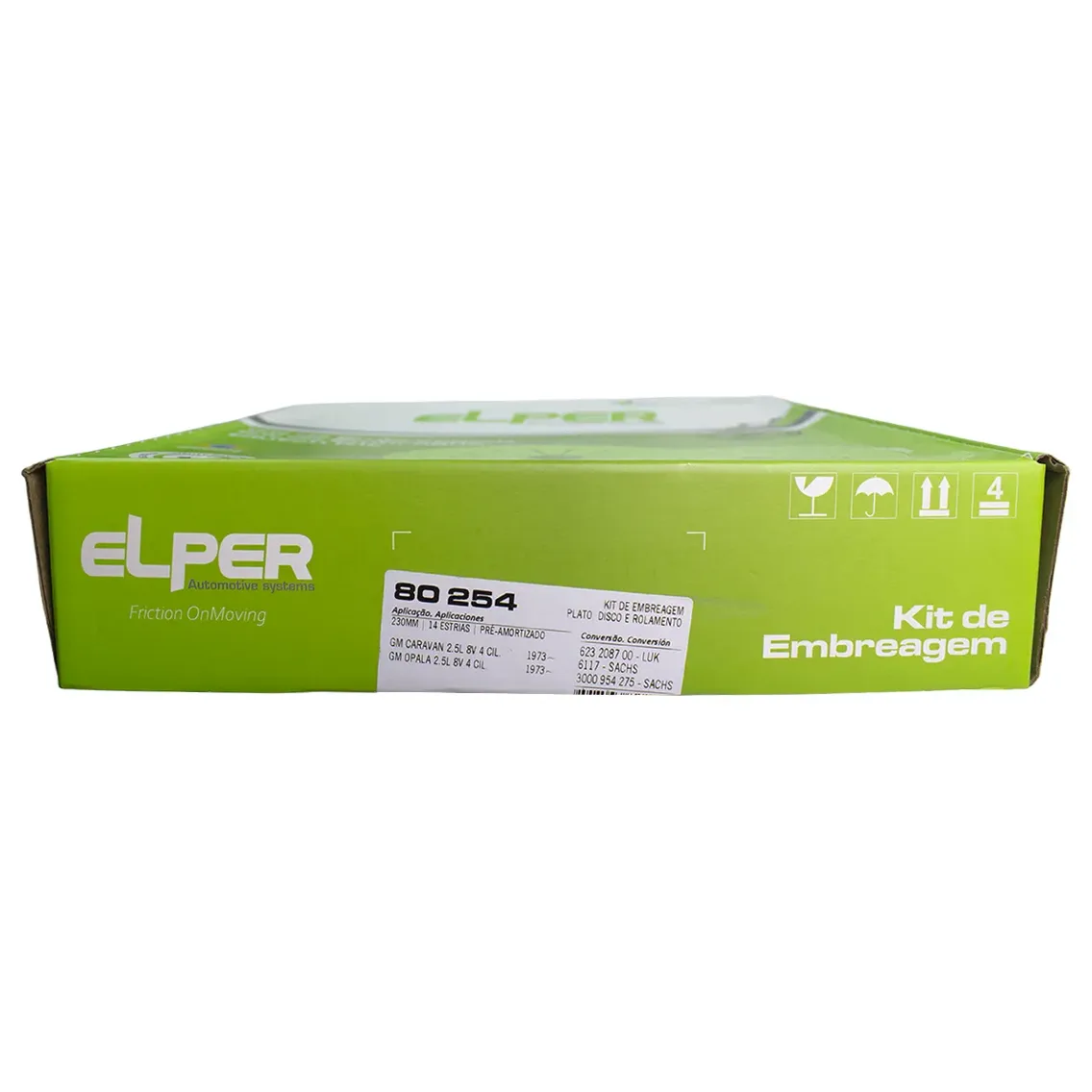Kit de Embreagem para Chevrolet Caravan e Opala - Elper - 80 254