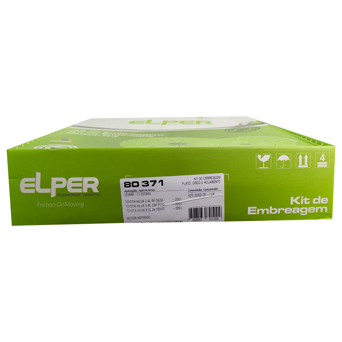 Kit de Embreagem para Toyota Hilux - Elper - 80 371