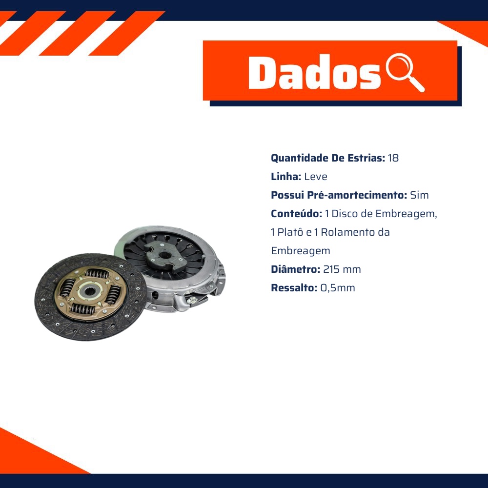 Kit de Embreagem - Elper - 80 402