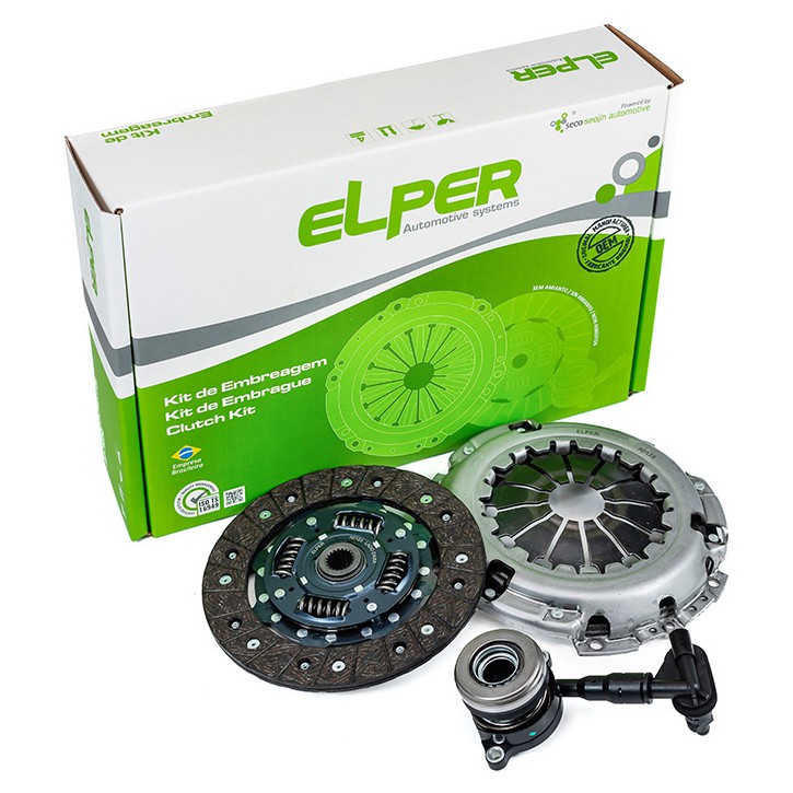 Kit de Embreagem com Atuador Hidráulico para Lifan X60 - Elper - 90 345