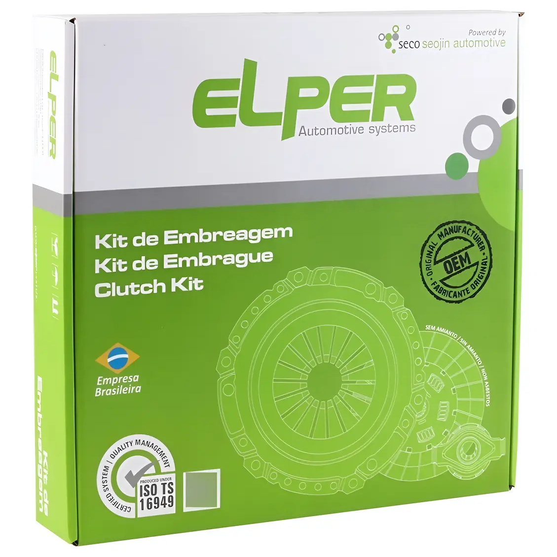 Kit de Embreagem com Atuador Hidráulico para Toyota Corolla - Elper - 90 362