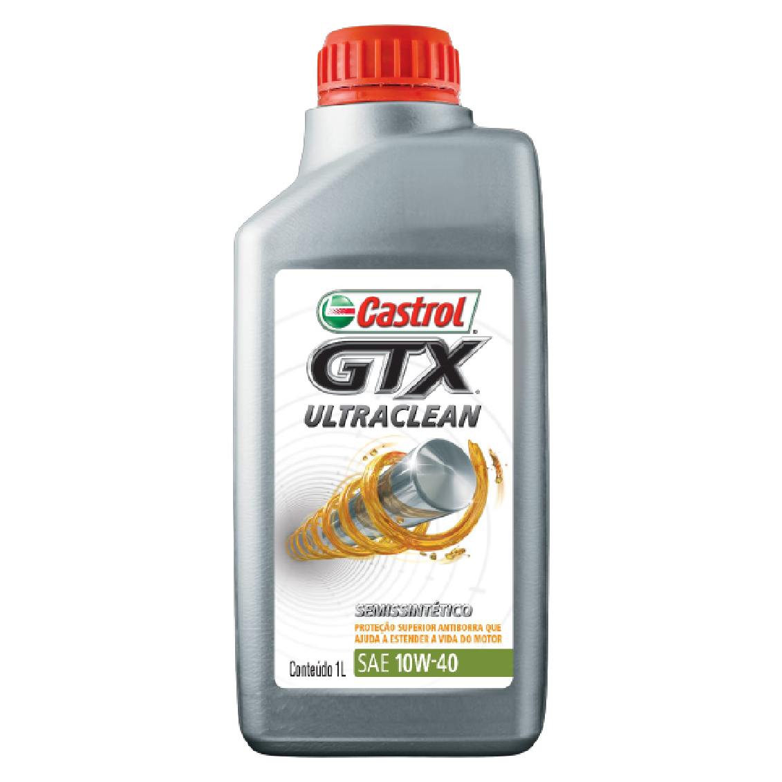 Óleo de Motor GTX 10W40 API SN Semissintético 1L - Castrol - 3436727