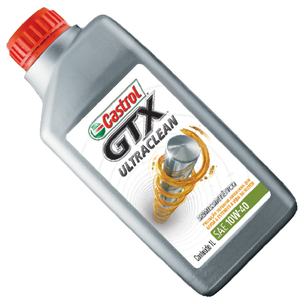 Óleo de Motor GTX 10W40 API SN Semissintético 1L  - Castrol - 3436727