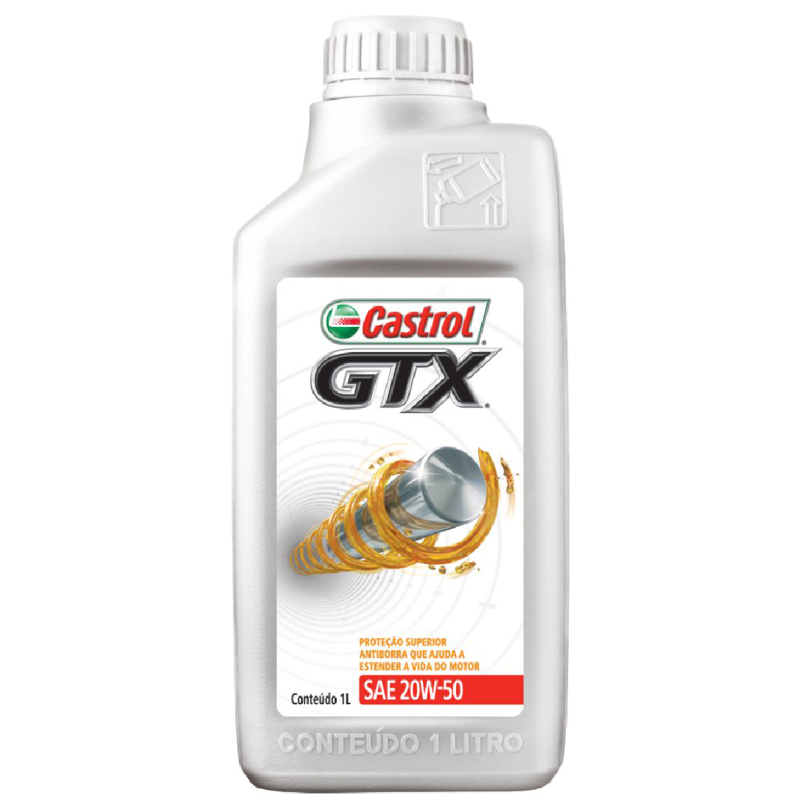 Óleo de Motor Gtx 20W50 Api Sl Mineral 1L para BRM Buggy - Castrol - 3368720