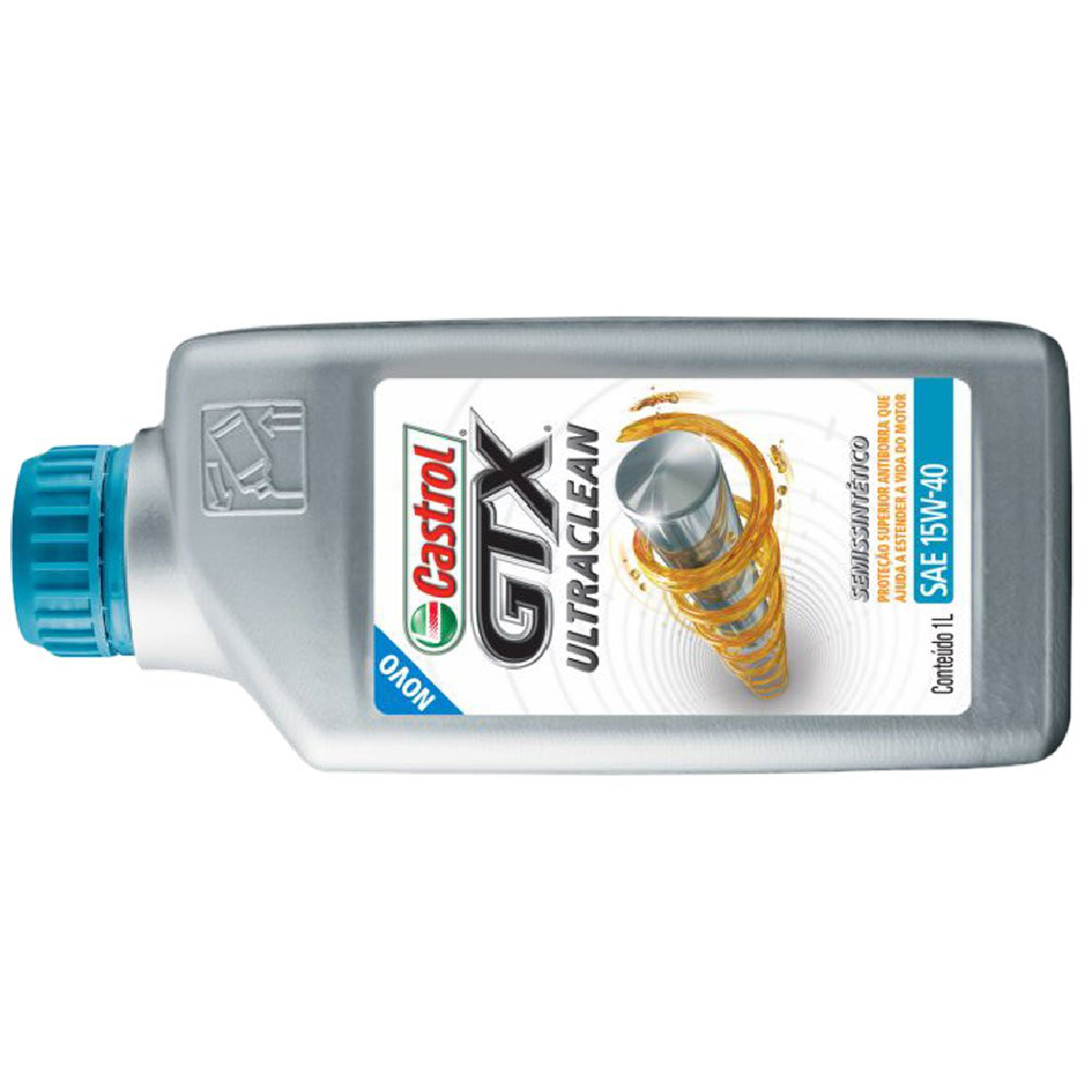 Óleo de Motor GTX Ultraclean 15W40 API SL Semissintético 1L - Castrol - 3417898