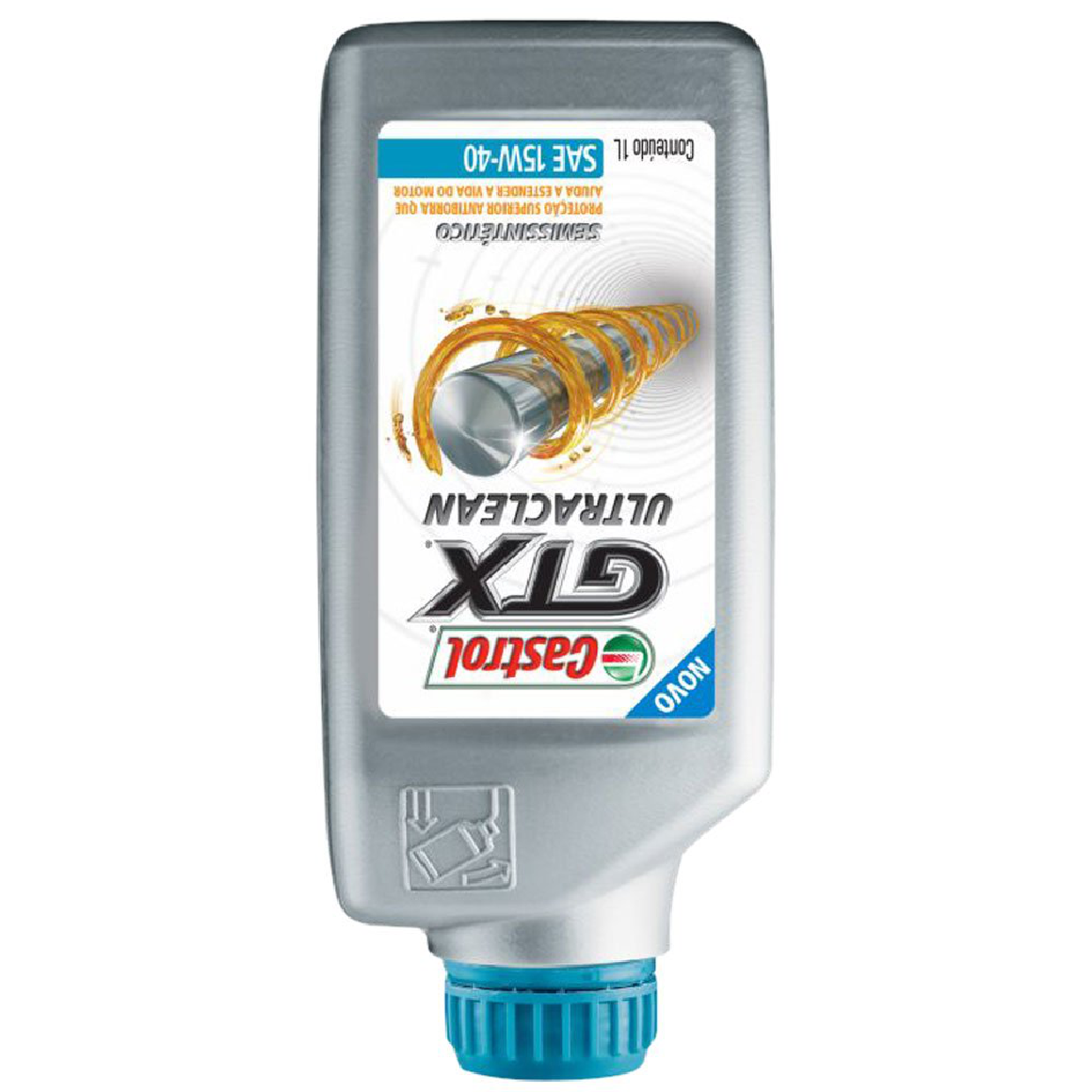 Óleo de Motor GTX Ultraclean 15W40 API SL Semissintético 1L - Castrol - 3417898