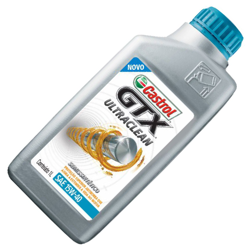 Óleo de Motor GTX Ultraclean 15W40 API SL Semissintético 1L - Castrol - 3417898