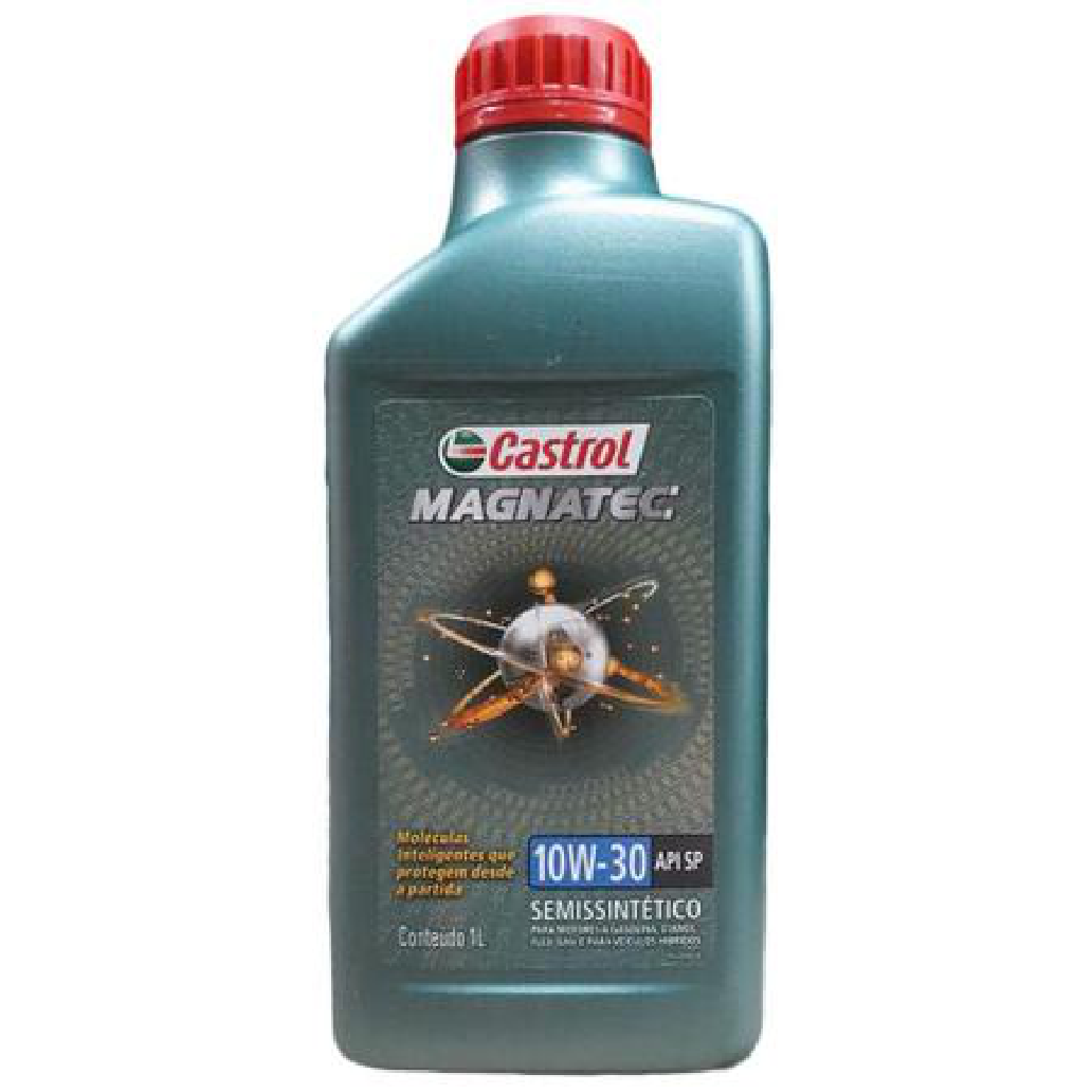 Óleo de Motor Magnatec 10W30 API SN Semissintético 1L - Castrol - 3436554