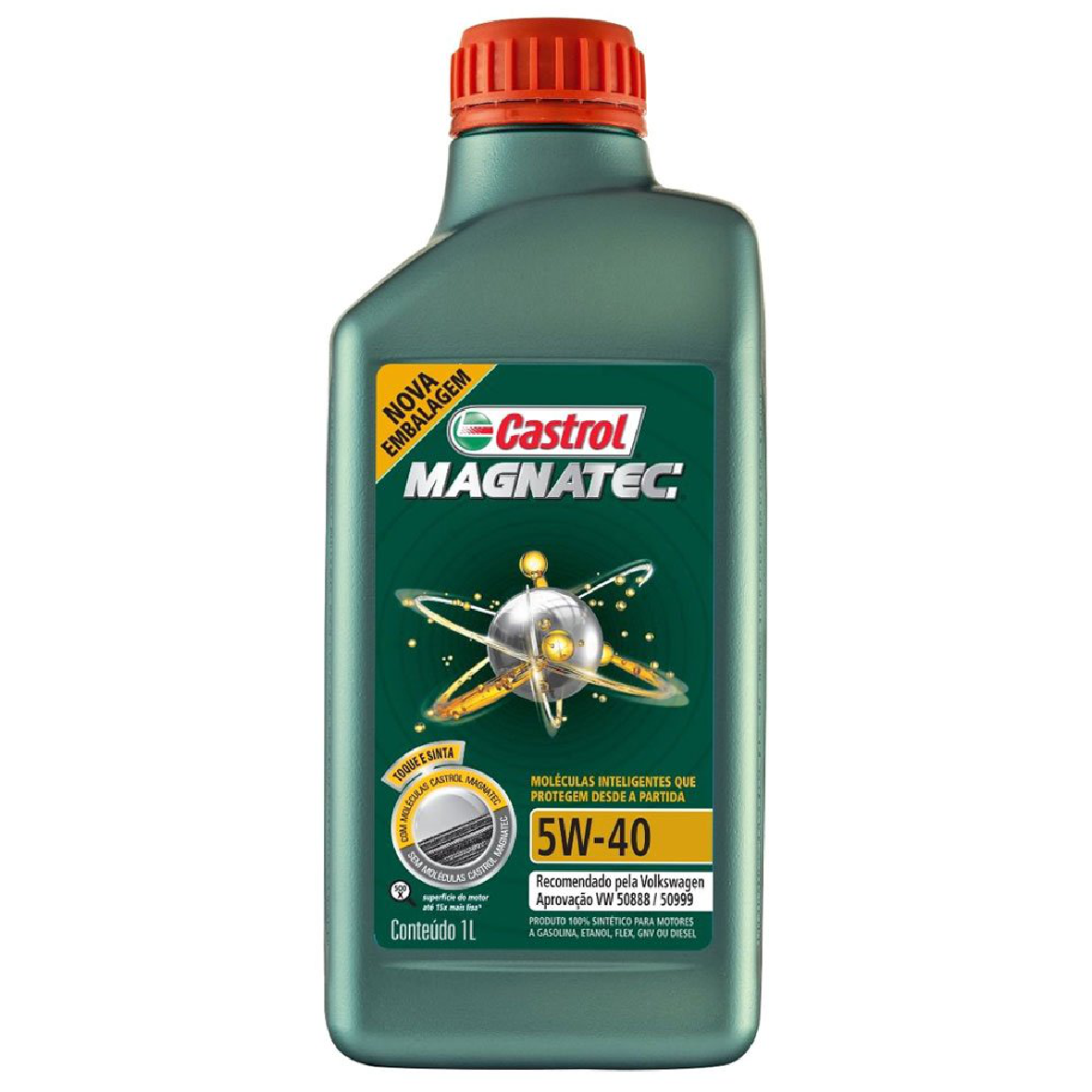Óleo de Motor Magnatec VW 508 88/509 99 5W40 Sintético 1L - Castrol - 3438139