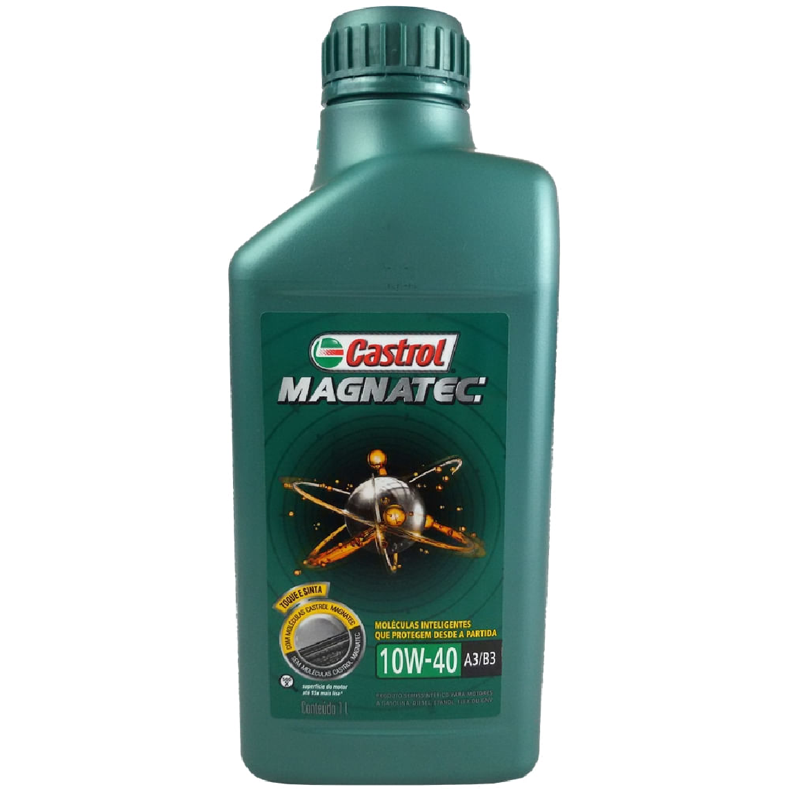 Óleo de Motor Magnatec 10W40 A3 API SN Semissintético 1L - Castrol - 3438392