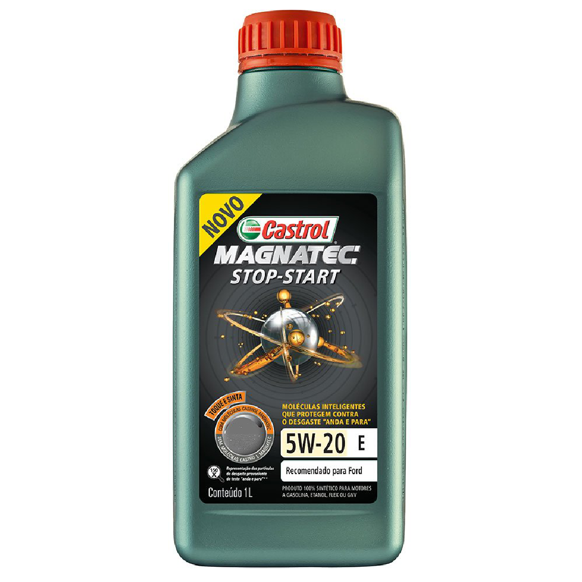 Óleo de Motor Magnatec Start-Stop 5W20 E API SN Sintético 1L - Castrol - 3423400