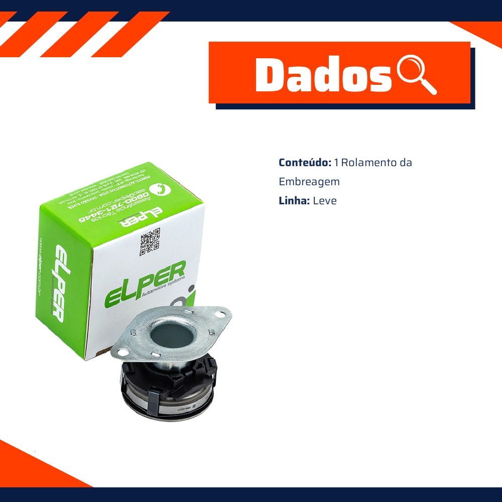 Rolamento da Embreagem - Elper - 20 160