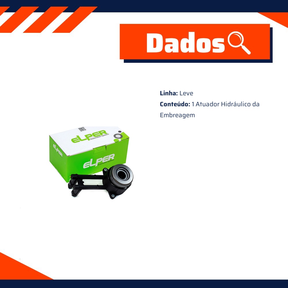 Atuador Hidraúlico da Embreagem - Elper - 30 108