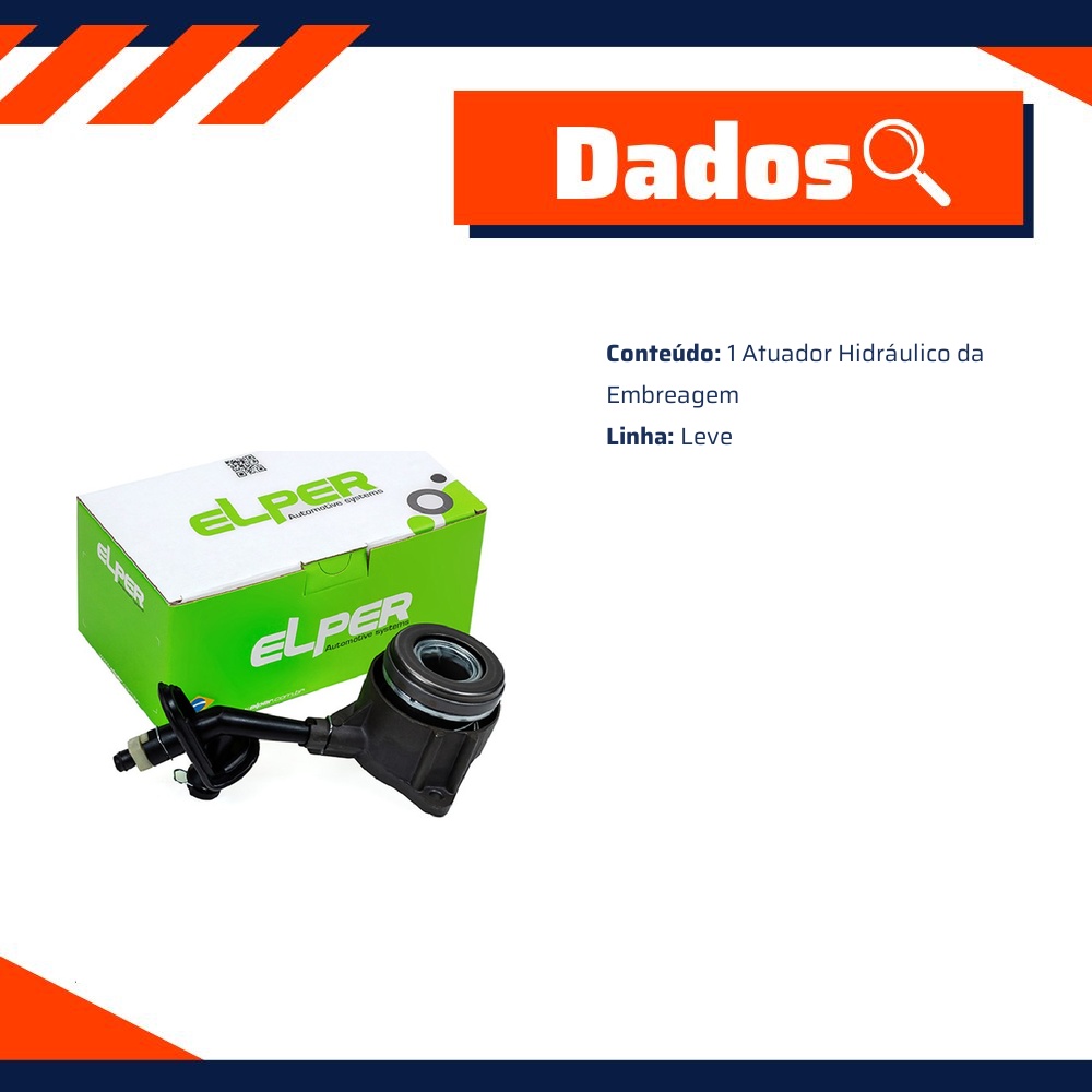 Atuador Hidraúlico da Embreagem - Elper - 30 145