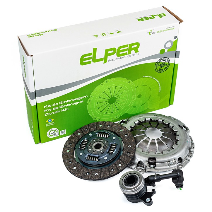 Kit de Embreagem com Atuador Hidráulico para Renault Duster e Oroch - Elper - 90 363