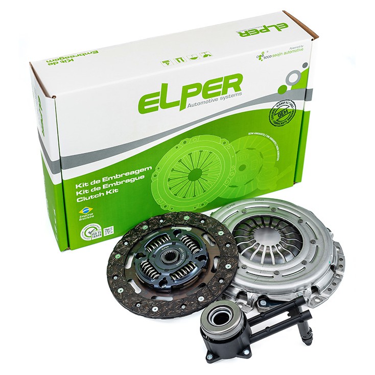 Kit de Embreagem com Atuador Hidráulico para Ford Ka - Elper - 90 367