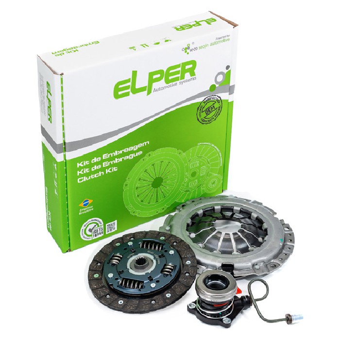 Kit de Embreagem com Atuador Hidráulico para Chevrolet Onix - Elper - 90 384