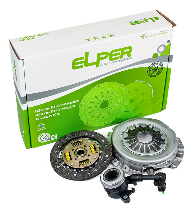 Kit de Embreagem com Atuador Hidráulico para Hyundai HB20 - Elper - 90 401