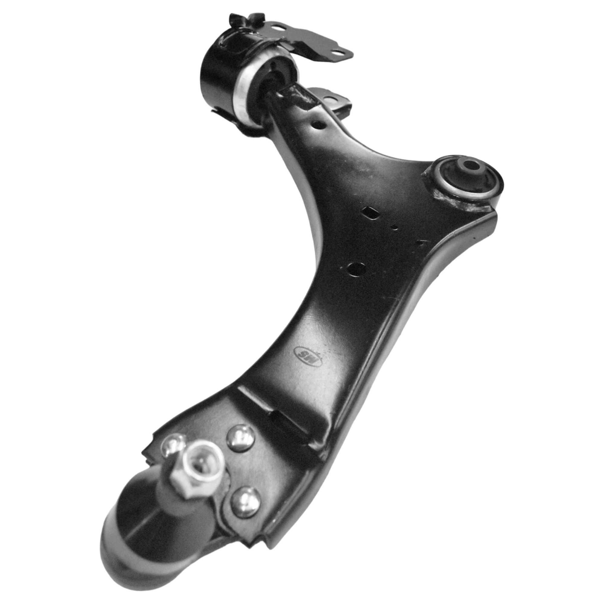 Bandeja Dianteira Lado Direito com Bucha e Pivô para Land Rover Freelander 2 - MetalSystem - 08005DMS