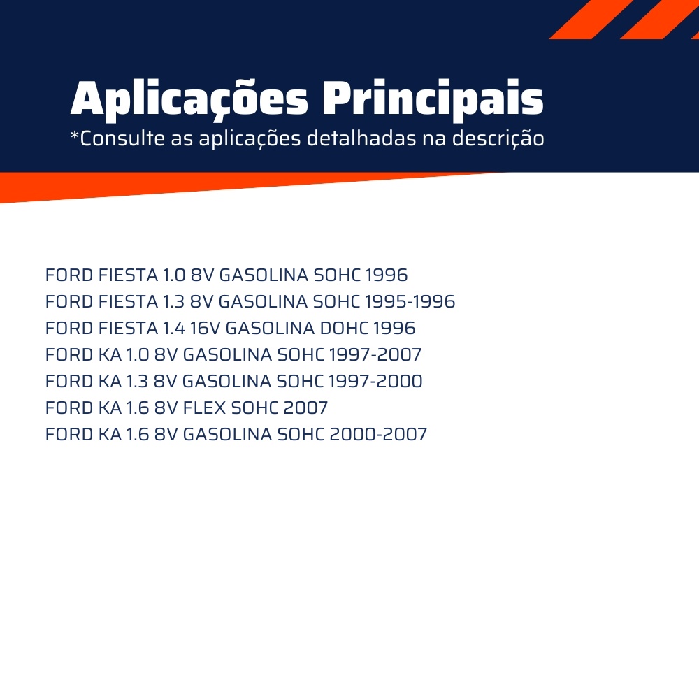 Bandeja Dianteira Lado Esquerdo para Ford Fiesta e Ka - MetalSystem - 08173EMS