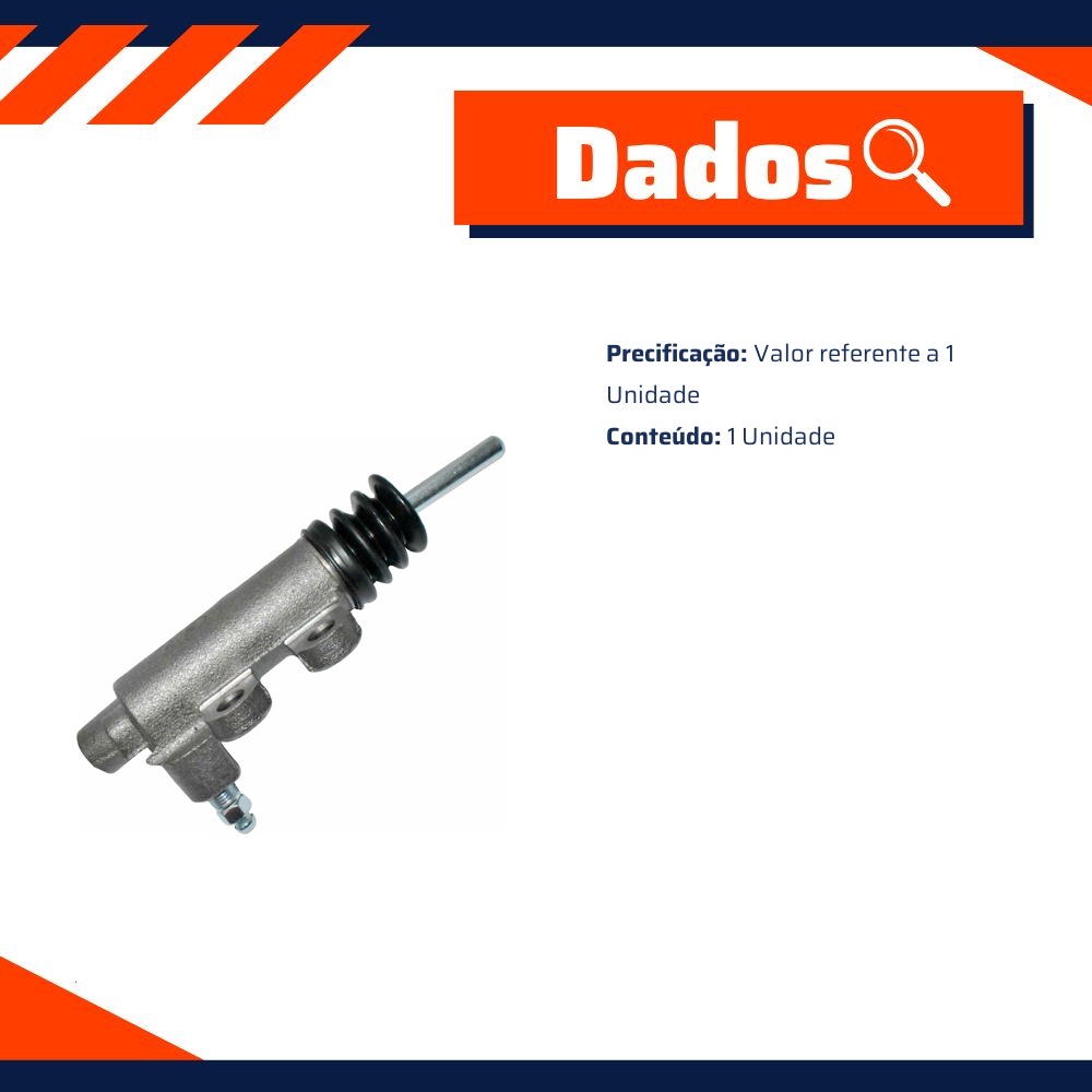 Cilindro Auxiliar de Embreagem para Toyota Hilux - MetalSystem - 19428MS