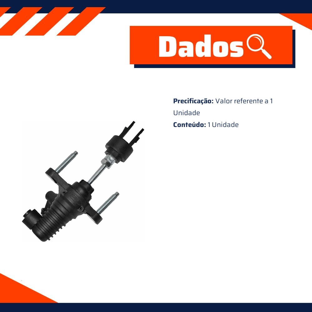 Cilindro Mestre de Embreagem para Toyota Hilux e Hilux SW4 - MetalSystem - 19402MS