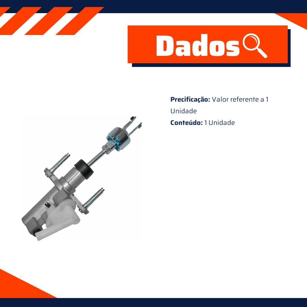 Cilindro Mestre de Embreagem para Toyota Corolla - MetalSystem - 19401MS