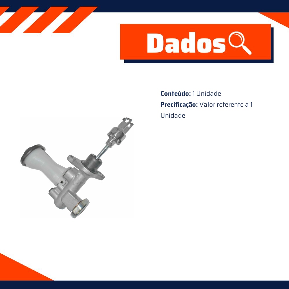 Cilindro Mestre de Embreagem para Toyota Hilux - MetalSystem - 19432MS