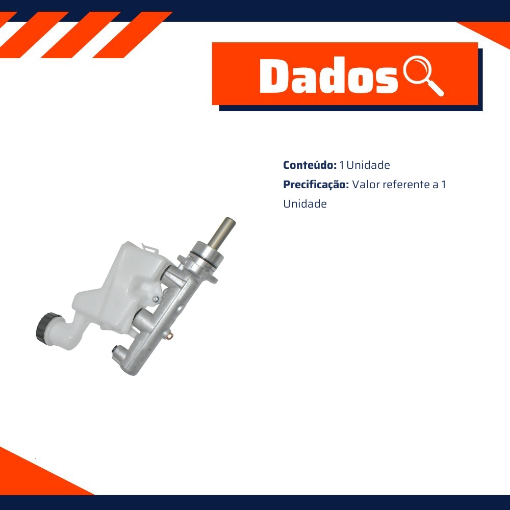 Cilindro Mestre do Freio para Toyota RAV4 - MetalSystem - 19503MS