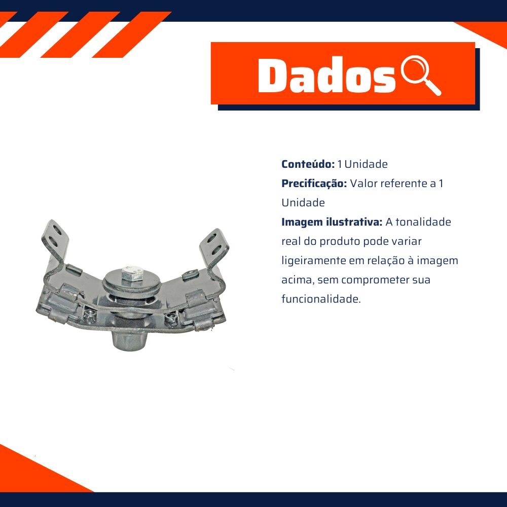 Coxim do Câmbio para Volkswagen Amarok - MetalSystem - 05936+MS