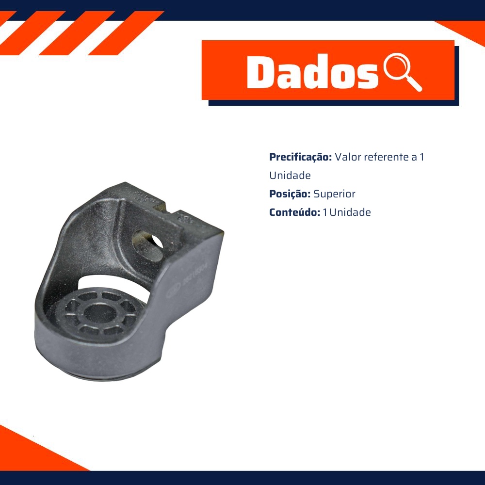 Coxim Superior do Radiador - Metalsystem - 32535+MS