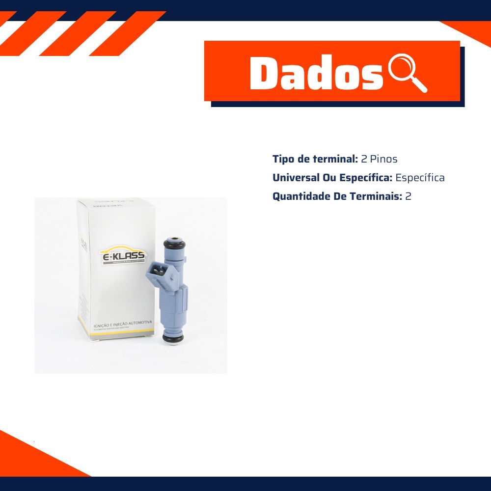 Bico Injetor para Volkswagen Gol - E-Klass - EBJ56144
