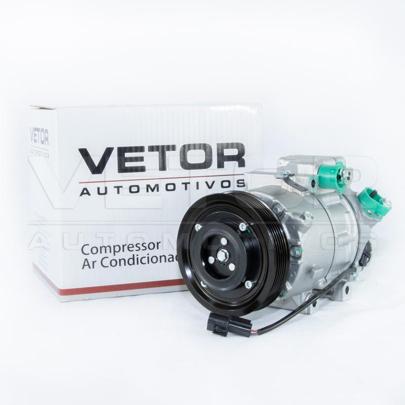 Compressor de Ar Condicionado para Hyundai Santa Fé - Vetor - VCA0034