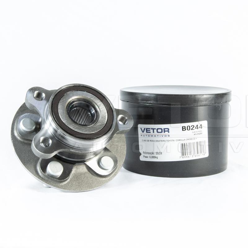 Cubo de Roda Dianteiro 5 Furos 26 Dentes para Toyota Corolla Cross - Vetor - B0244